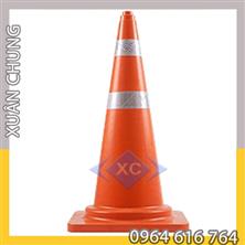 Cọc tiêu nhựa HP 70cm 2 hàng phản quang