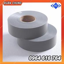 Dây vải phản quang màu ghi 5cm