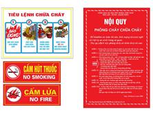 Bộ tiêu lệnh phòng cháy chữa cháy